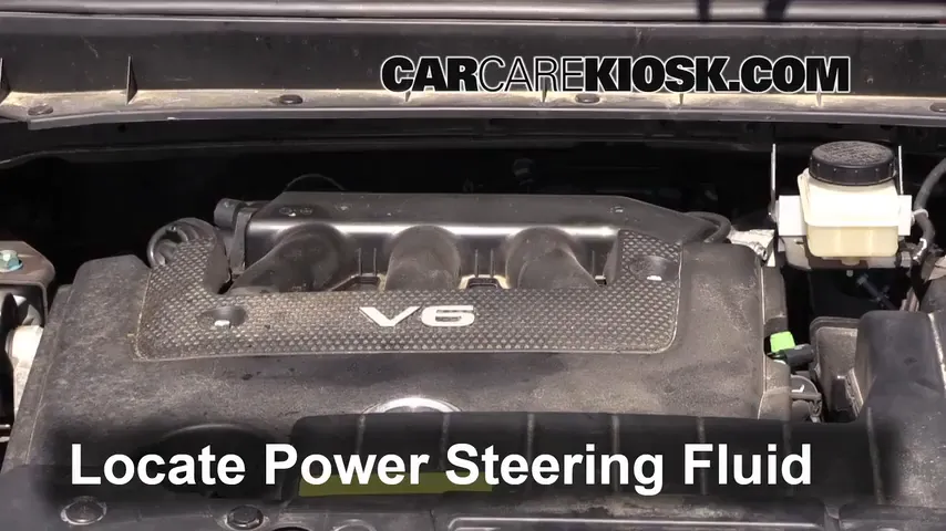 2012 Nissan Murano SL 3.5L V6 Power Steering Fluid